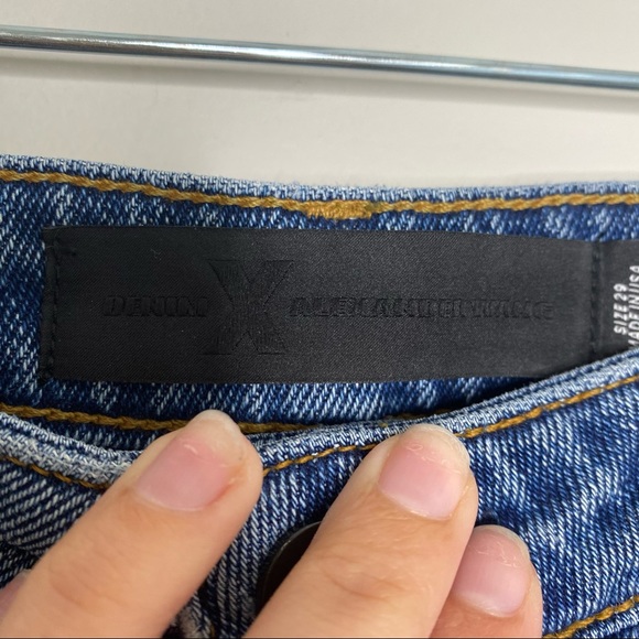 Denim X Alexander Wang Jean Style Wang 001 Crop Size 29 - Picture 6 of 12